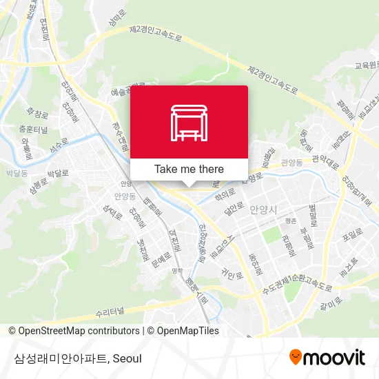 삼성래미안아파트 map