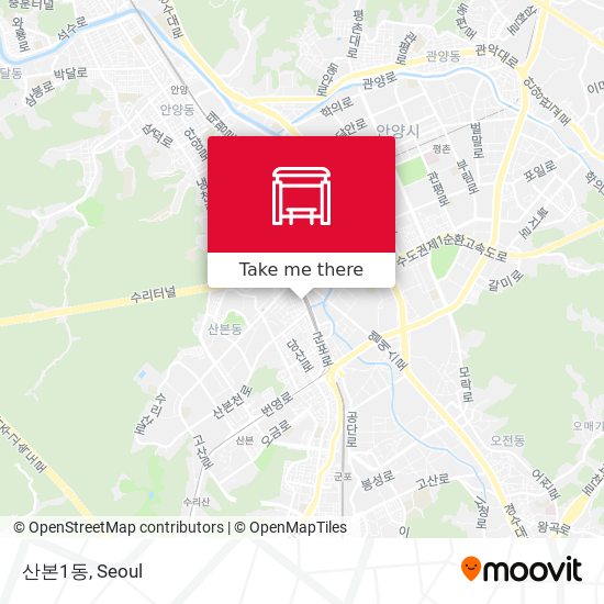 산본1동 map