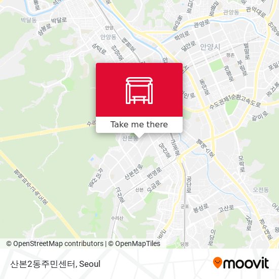 산본2동주민센터 map
