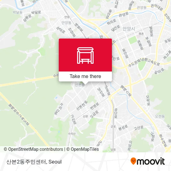 산본2동주민센터 map