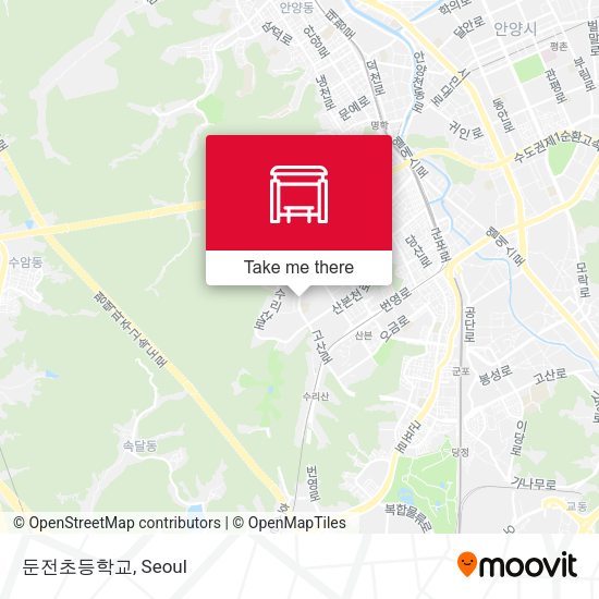 둔전초등학교 map