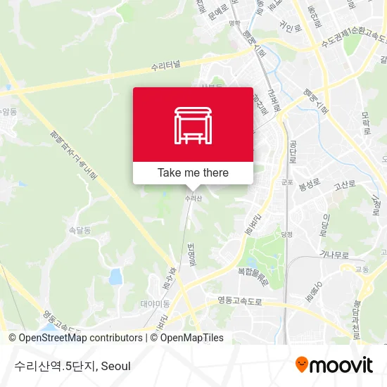 수리산역.5단지 map