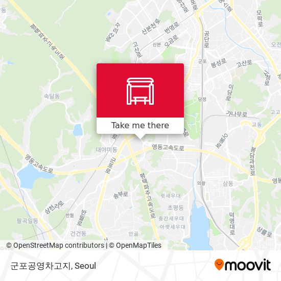 군포공영차고지 map