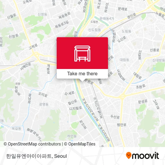 한일유엔아이아파트 map