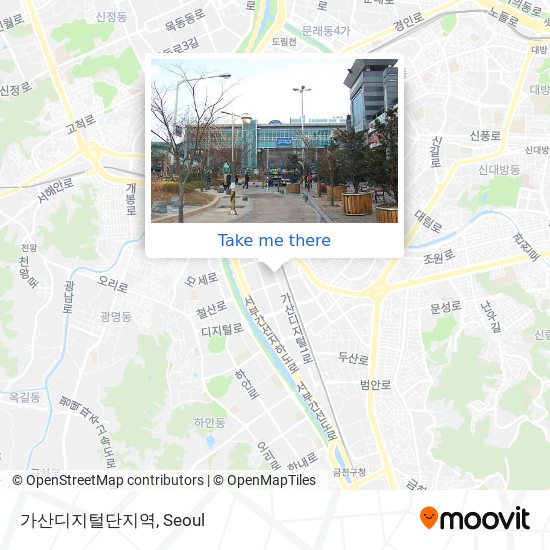 가산디지털단지역 map