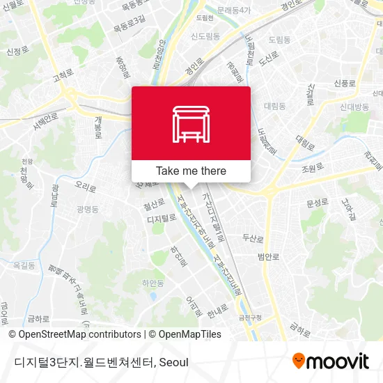 디지털3단지.월드벤쳐센터 map
