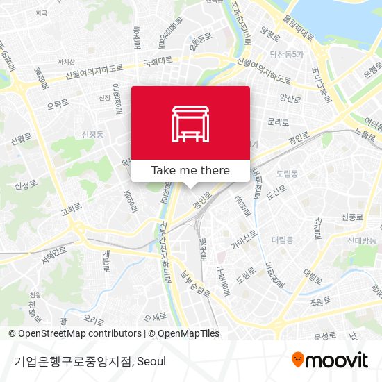 기업은행구로중앙지점 map