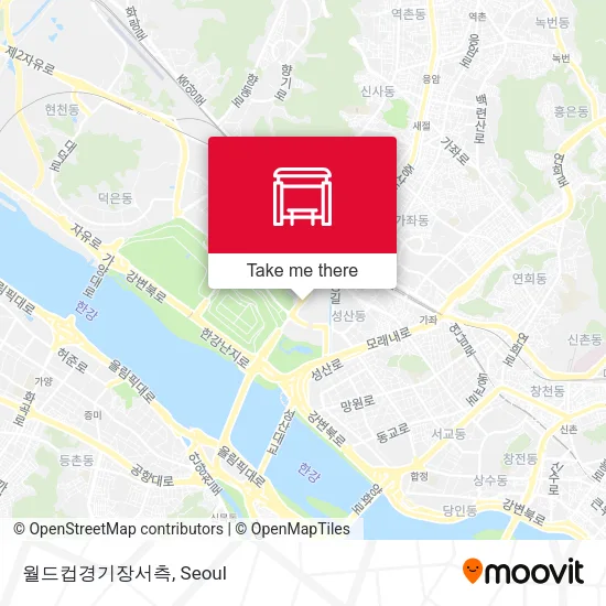 월드컵경기장서측 map