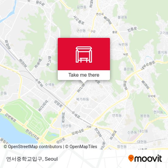 연서중학교입구 map