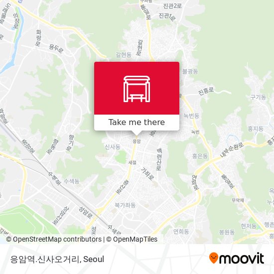 응암역.신사오거리 map