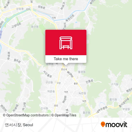 연서시장 map