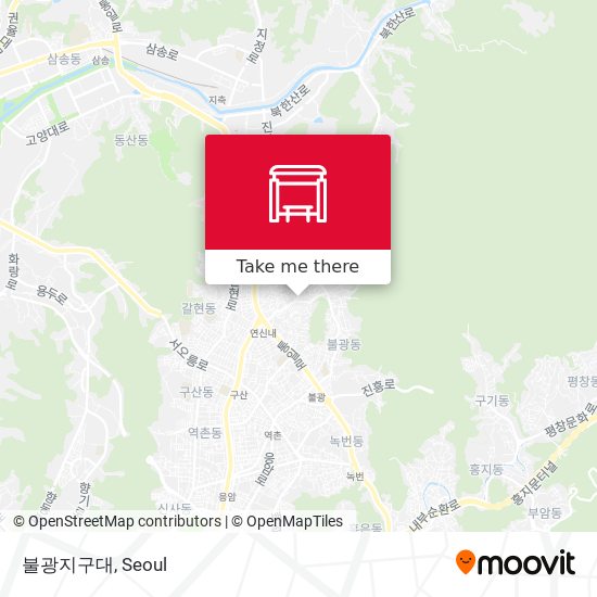 불광지구대 map