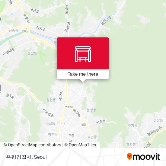 은평경찰서 map
