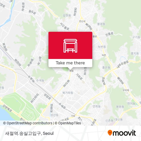 새절역.숭실고입구 map
