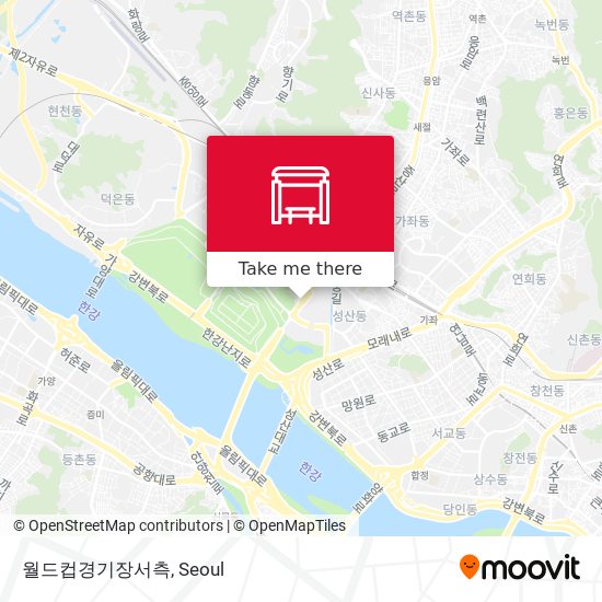 월드컵경기장서측 map