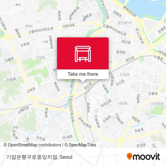 기업은행구로중앙지점 map