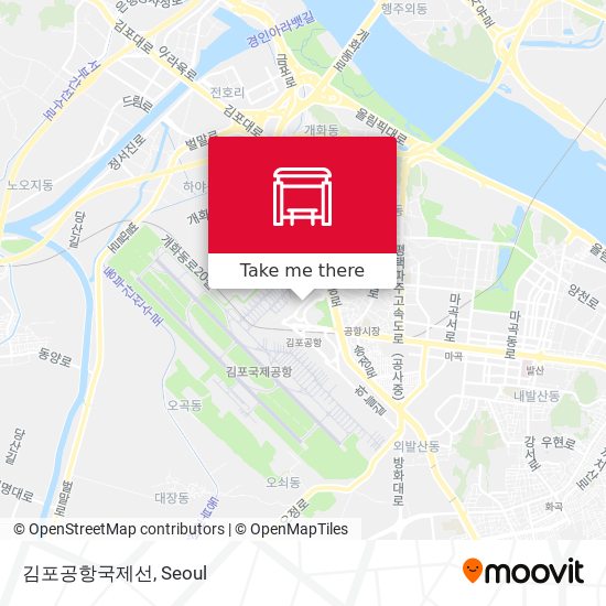 김포공항국제선 map