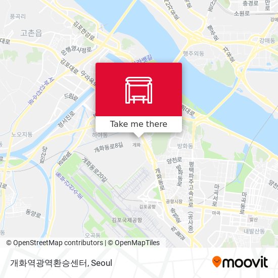 개화역광역환승센터 map