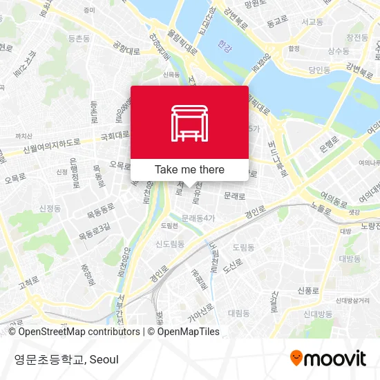 영문초등학교 map