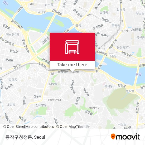동작구청정문 map