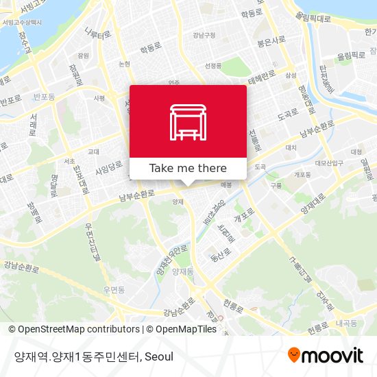 양재역.양재1동주민센터 map