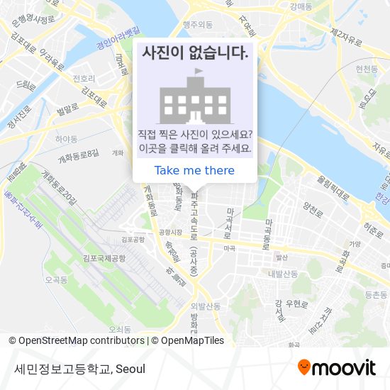 세민정보고등학교 map