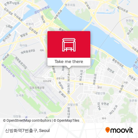 신방화역7번출구 map