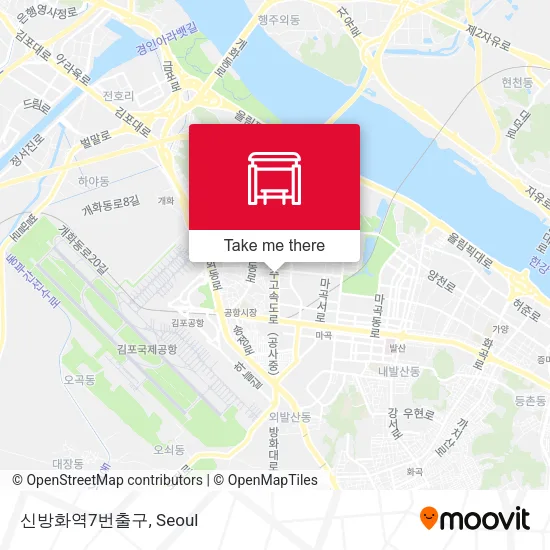 신방화역7번출구 map