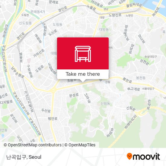 난곡입구 map