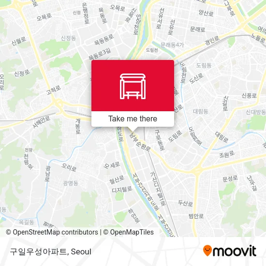 구일우성아파트 map