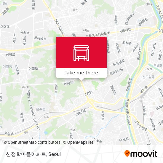 신정학마을아파트 map