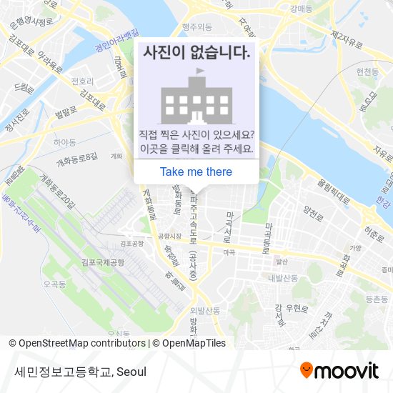 세민정보고등학교 map