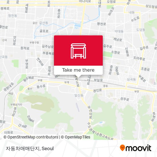 자동차매매단지 map