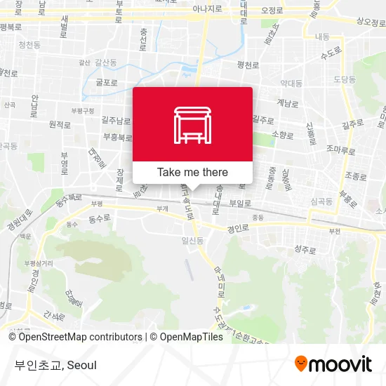 부인초교 map