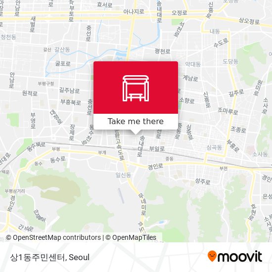 상1동주민센터 map