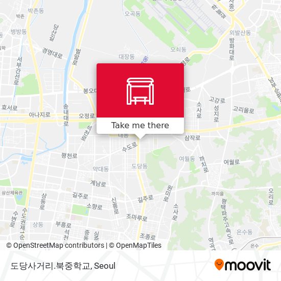 도당사거리.북중학교 map