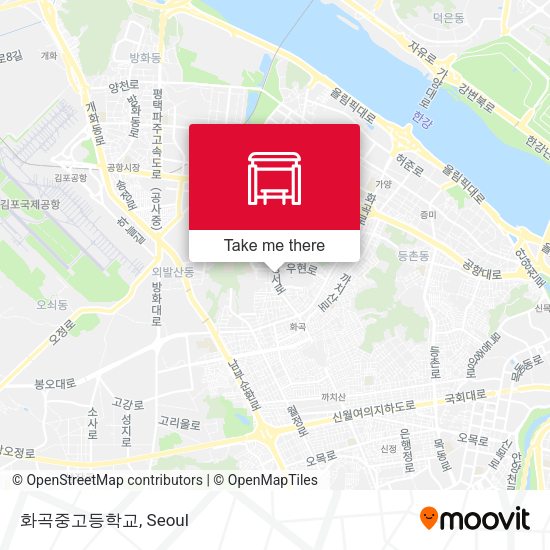 화곡중고등학교 map