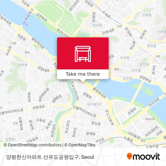 양평한신아파트.선유도공원입구 map