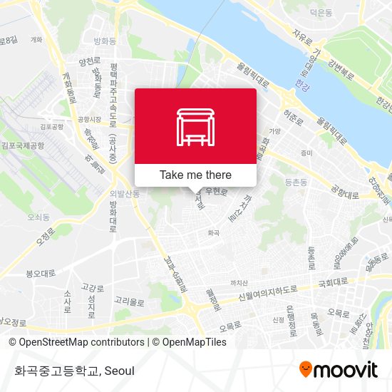 화곡중고등학교 map
