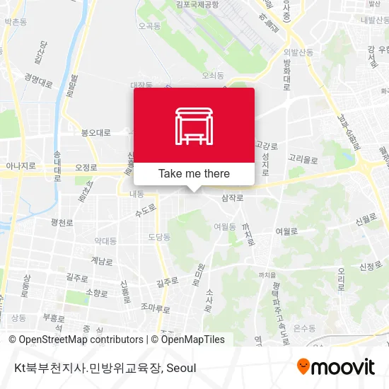 Kt북부천지사.민방위교육장 map
