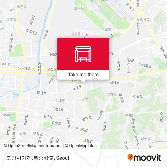도당사거리.북중학교 map
