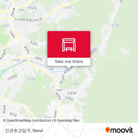 진관초교입구 map