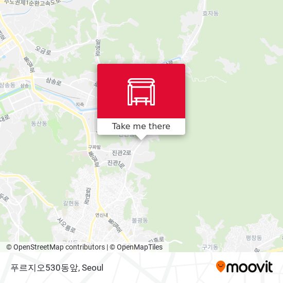 푸르지오530동앞 map