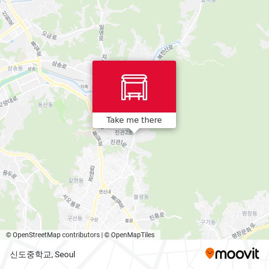 신도중학교 map