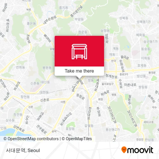 서대문역 map