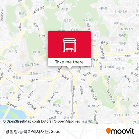 경찰청.동북아역사재단 map