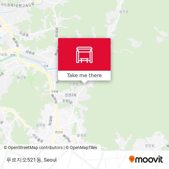 푸르지오521동 map