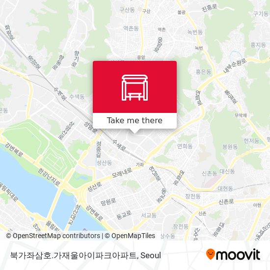 북가좌삼호.가재울아이파크아파트 map