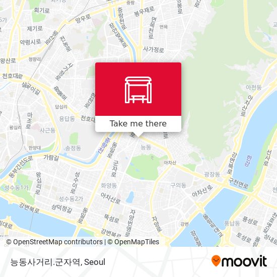 능동사거리.군자역 map