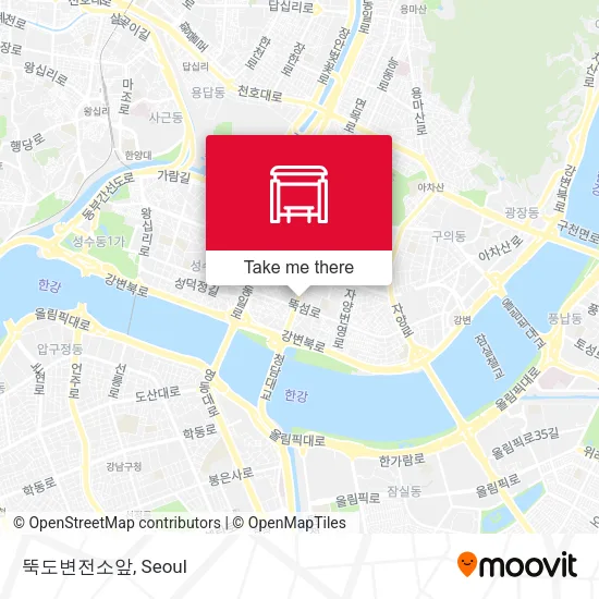 뚝도변전소앞 map
